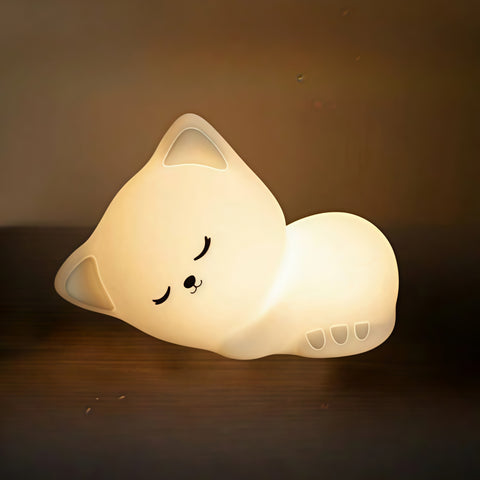 sleepy cat night light with a calm cozy glow from Gallery of Use