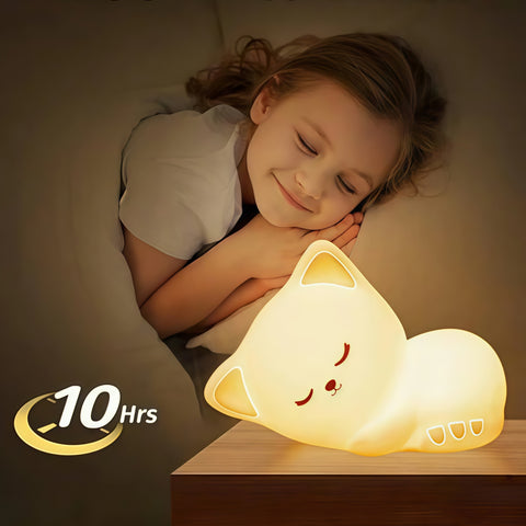 sleepy cat night light with a calm cozy glow from Gallery of Use