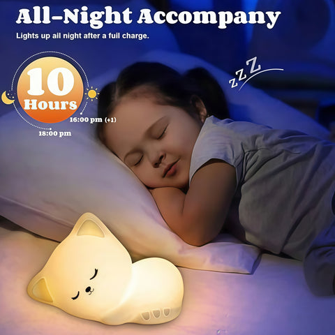 sleepy cat night light with a calm cozy glow from Gallery of Use