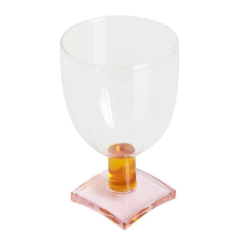 SOREMO Color-Block Glass Cup