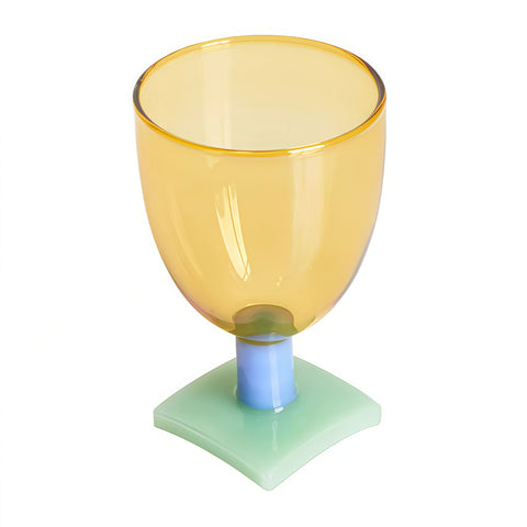 SOREMO Color-Block Glass Cup