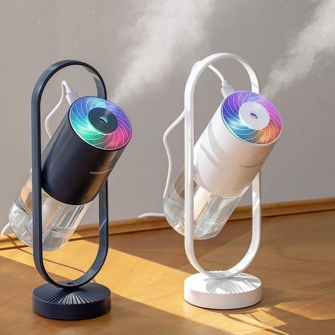 USB mini humidifier quietly humidifying a small space