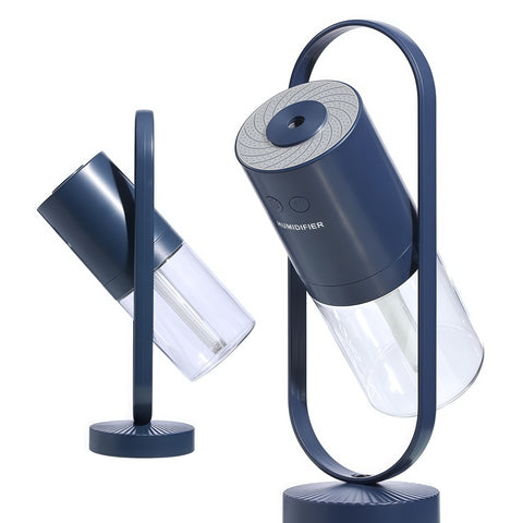 close-up of mini humidifier mist output in action
