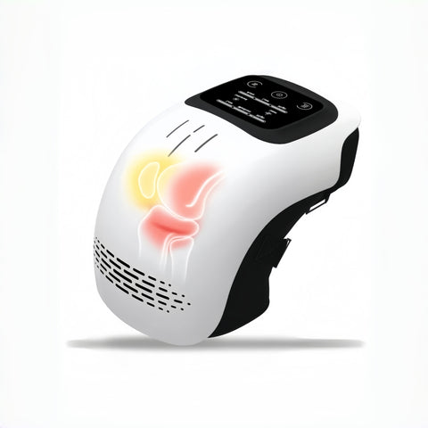 wireless knee massager delivering soothing warmth from Gallery of Use
